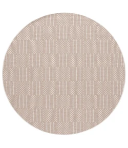 Safavieh Sisal All-Weather Taupe / Beige SAW648 6 ft. 7 in. X 6 ft. 7 in. Square Rug