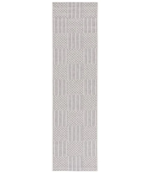 Safavieh Sisal All-Weather Grey / Ivory SAW648 6 ft. 7 in. X 6 ft. 7 in. Square Rug