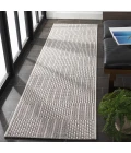 Safavieh Sisal All-Weather Grey / Ivory SAW648 6 ft. 7 in. X 6 ft. 7 in. Square Rug