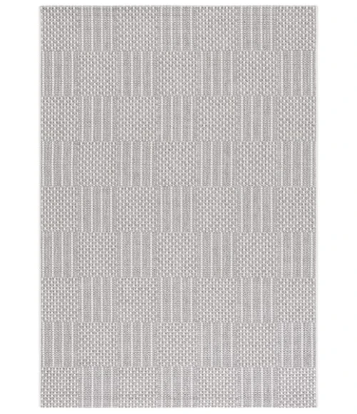 Safavieh Sisal All-Weather Grey / Ivory SAW648 6 ft. 7 in. X 6 ft. 7 in. Square Rug