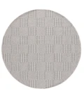 Safavieh Sisal All-Weather Grey / Ivory SAW648 6 ft. 7 in. X 6 ft. 7 in. Square Rug