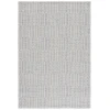 Safavieh Sisal All-Weather Aqua / Beige Ivory SAW648 6 ft. 7 in. X 6 ft. 7 in. Square Rug