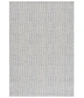 Safavieh Sisal All-Weather Aqua / Beige Ivory SAW648 2 ft. 2 in. X 8 ft. Runner Rug