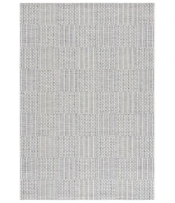 Safavieh Sisal All-Weather Aqua / Beige Ivory SAW648 6 ft. 7 in. X 6 ft. 7 in. Square Rug