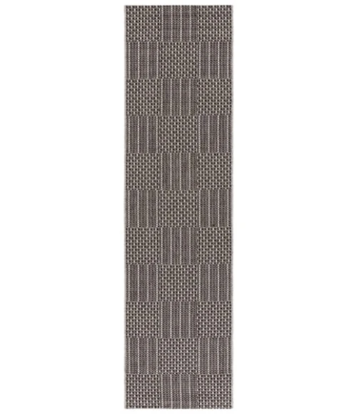 Safavieh Sisal All-Weather Black / Grey SAW648 6 ft. 7 in. X 6 ft. 7 in. Square Rug