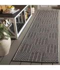 Safavieh Sisal All-Weather Black / Grey SAW648 6 ft. 7 in. X 6 ft. 7 in. Square Rug
