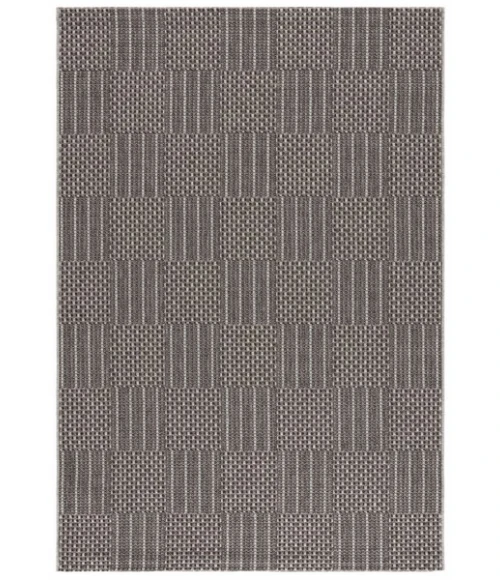 Safavieh Sisal All-Weather Black / Grey SAW648 6 ft. 7 in. X 6 ft. 7 in. Square Rug