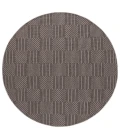 Safavieh Sisal All-Weather Black / Grey SAW648 6 ft. 7 in. X 6 ft. 7 in. Square Rug