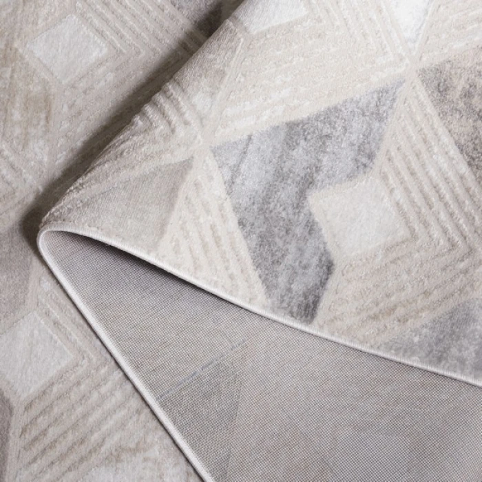 Safavieh Saylor Grey / Dark Grey SAY101 6 ft. 3 in. X 6 ft. 3 in. Square Rug
