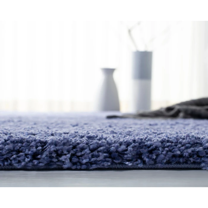 Safavieh California Shag Periwinkle SG151 4 ft. X 4 ft. Square Rug