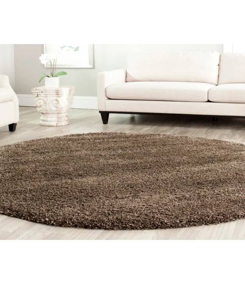 Safavieh California Shag Mushroom SG151 5 ft. 3 in. X 5 ft. 3 in. Round Rug