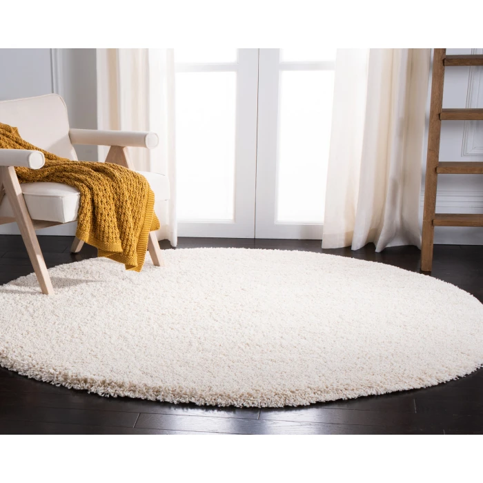 Safavieh Milan Shag Ivory SG180 2 ft. X 12 ft. Runner Rug