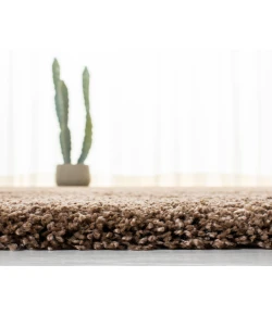 Safavieh Milan Shag Dark Beig SG180 2 ft. X 8 ft. Runner Rug