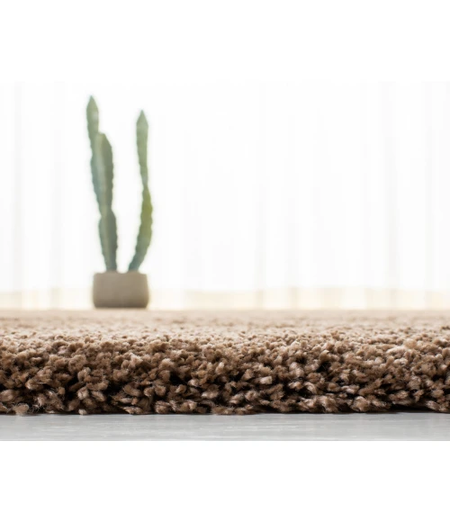 Safavieh Milan Shag Dark Beig SG180 10 ft. X 10 ft. Round Rug