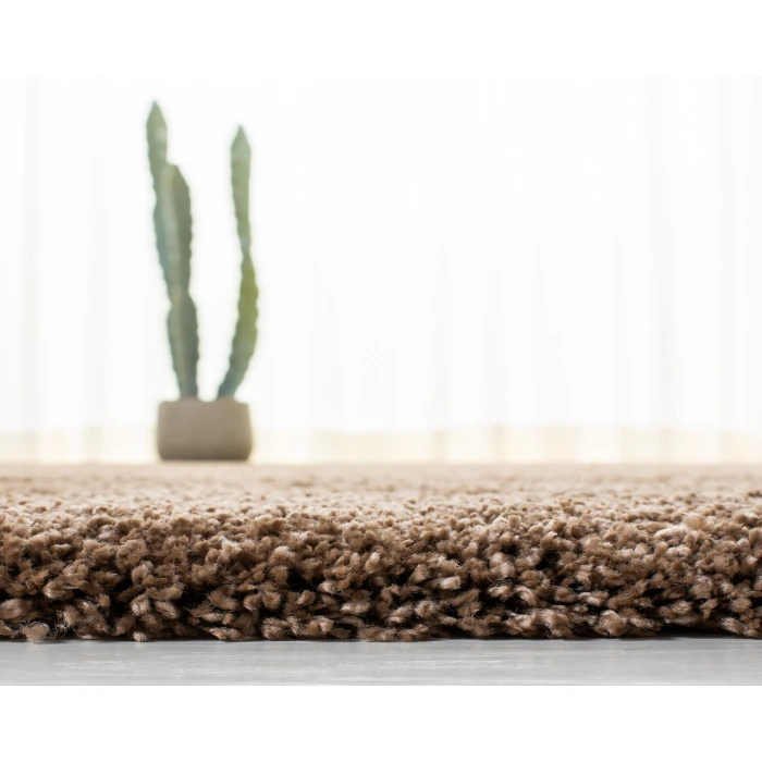 Safavieh Milan Shag Dark Beig SG180 11 ft. X 11 ft. Round Rug