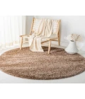 Safavieh Milan Shag Dark Beig SG180 10 ft. X 10 ft. Round Rug