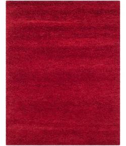 Safavieh Milan Shag Red SG180 2 ft. X 6 ft. Runner Rug