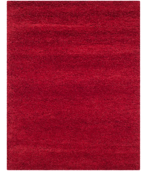 Safavieh Milan Shag Red SG180 2 ft. X 6 ft. Runner Rug