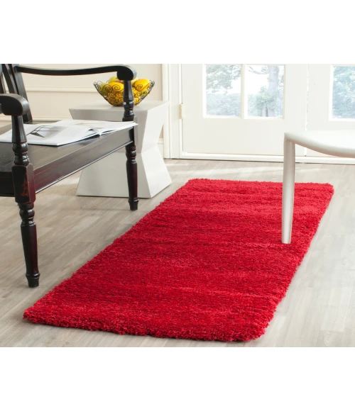 Safavieh Milan Shag Red SG180 8 ft. X 10 ft. Rectangle Rug