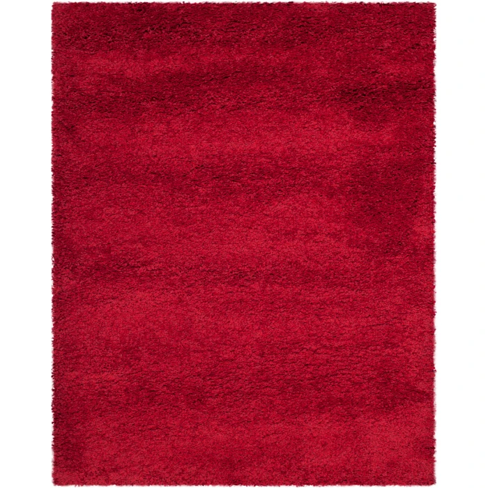 Safavieh Milan Shag Red SG180 3 ft. X 5 ft. Rectangle Rug