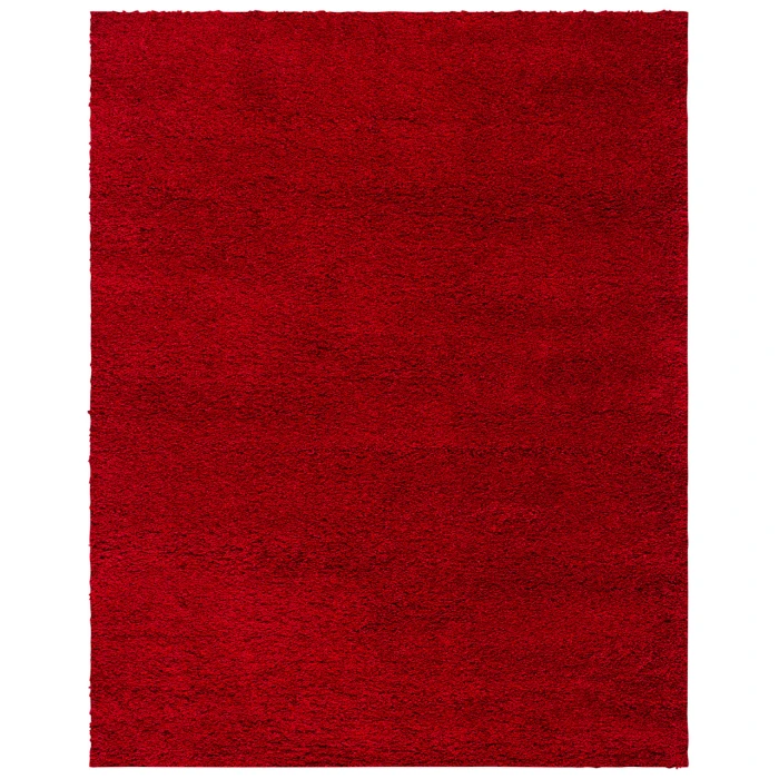 Safavieh Milan Shag Red SG180 4 ft. X 6 ft. Rectangle Rug