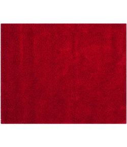 Safavieh Milan Shag Red SG180 9 ft. X 9 ft. Square Rug