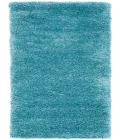 Safavieh Milan Shag Aqua Blue SG180 2 ft. X 20 ft. Runner Rug