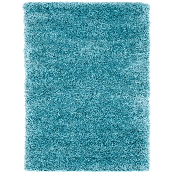 Safavieh Milan Shag Aqua Blue SG180 2 ft. X 14 ft. Runner Rug