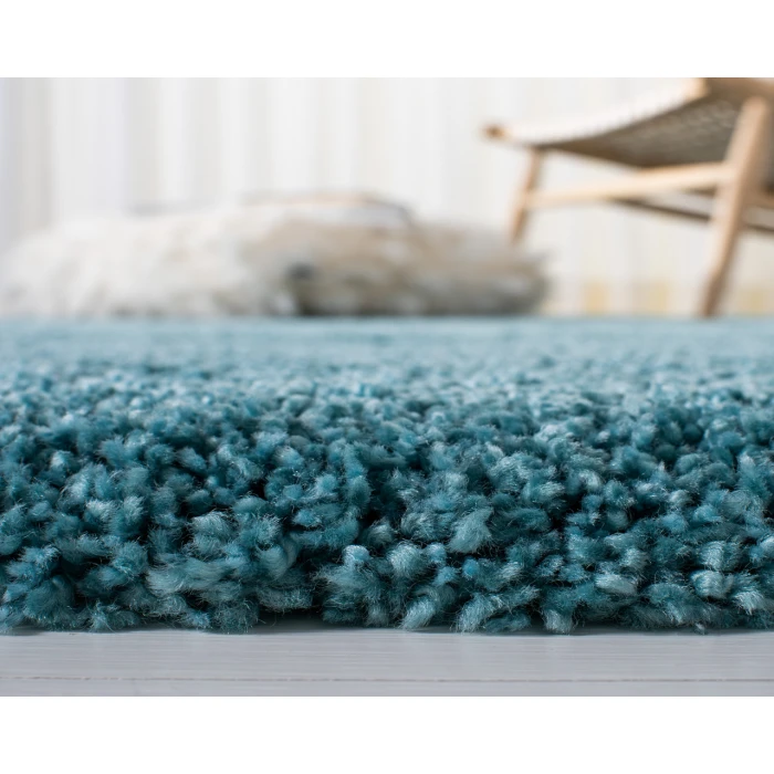 Safavieh Milan Shag Aqua Blue SG180 8 ft. X 10 ft. Rectangle Rug