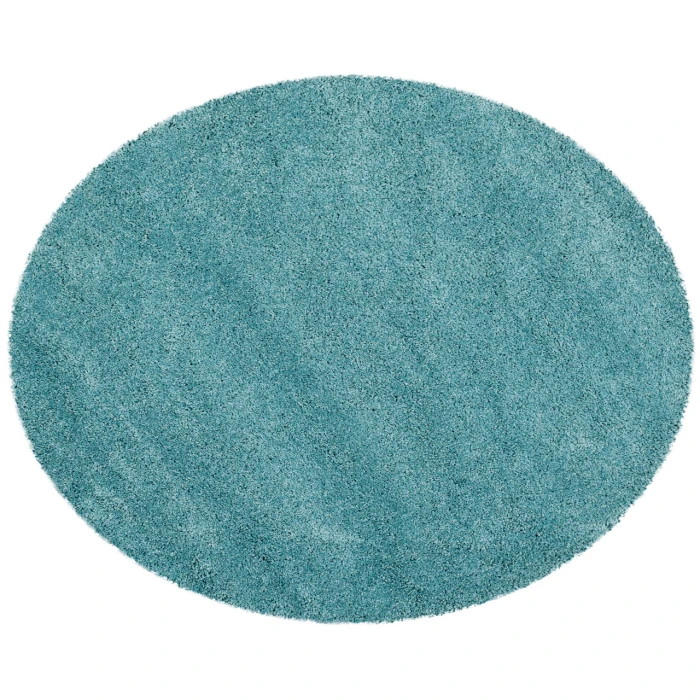 Safavieh Milan Shag Aqua Blue SG180 10 ft. X 10 ft. Round Rug