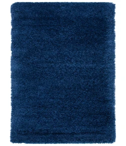 Safavieh Milan Shag Navy SG180 2 ft. X 20 ft. Runner Rug