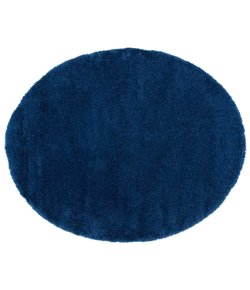 Safavieh Milan Shag Navy SG180 8 ft. X 8 ft. Round Rug