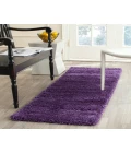 Safavieh Milan Shag Purple SG180 2 ft. X 20 ft. Runner Rug
