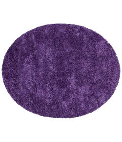 Safavieh Milan Shag Purple SG180 9 ft. X 9 ft. Round Rug