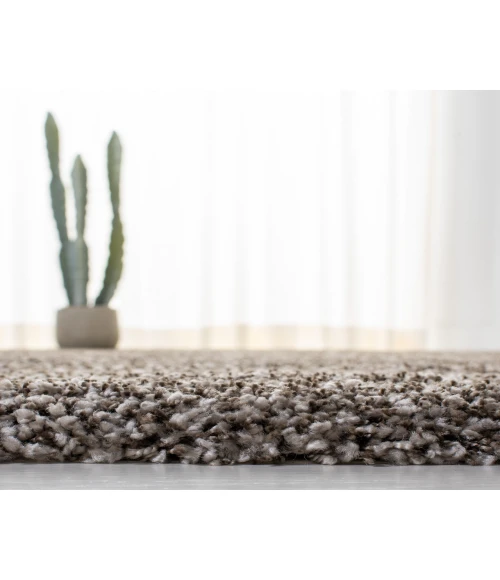 Safavieh Milan Shag Grey SG180 3 ft. X 3 ft. Round Rug