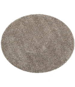 Safavieh Milan Shag Grey SG180 4 ft. X 4 ft. Round Rug