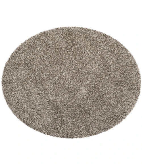 Safavieh Milan Shag Grey SG180 3 ft. X 3 ft. Round Rug