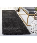 Safavieh Milan Shag Dark Grey SG180 3 ft. X 3 ft. Round Rug