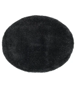 Safavieh Milan Shag Dark Grey SG180 4 ft. X 4 ft. Round Rug