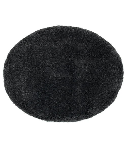 Safavieh Milan Shag Dark Grey SG180 3 ft. X 3 ft. Round Rug