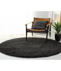 Safavieh Milan Shag Dark Grey SG180 5 ft. 1 in. X 5 ft. 1 in. Round Rug
