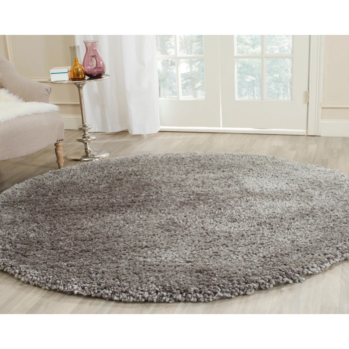 Safavieh Shag Silver SG267 8 ft. X 8 ft. Round Rug