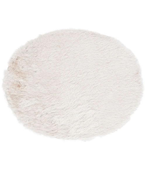 Safavieh Shag Ivory SG511 3 ft. X 3 ft. Round Rug