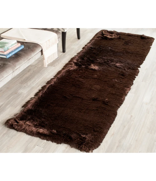 Safavieh Shag Chocolate SG511 2 ft. X 3 ft. Accent Rug