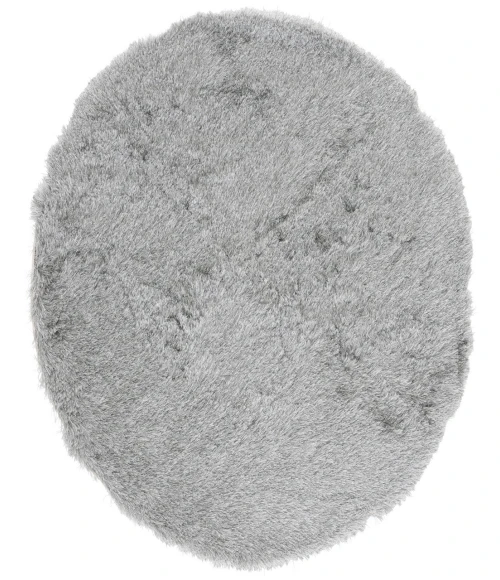 Safavieh Shag Silver SG511 3 ft. X 3 ft. Round Rug