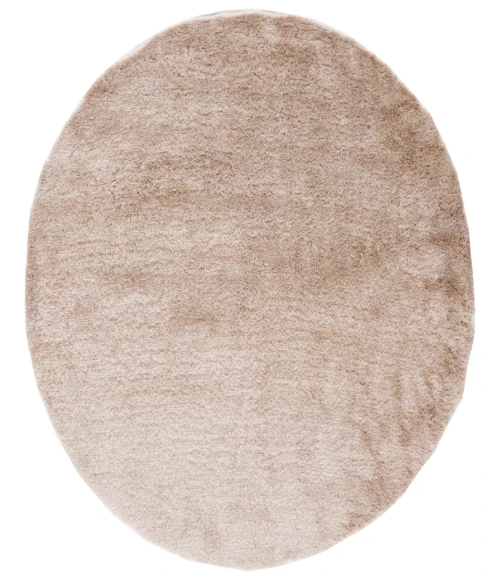 Safavieh Shag Dark Beige SG512 7 ft. X 7 ft. Round Rug