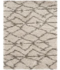 Safavieh Belize Shag SGB482 Taupe / Grey 2'-3" X 11' Runner Area Rug