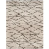 Safavieh Belize Shag SGB482 Taupe / Grey 2'-3" X 9' Runner Area Rug