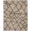 Safavieh Belize Shag SGB482 Taupe / Grey 4' X 6' Rectangle Area Rug