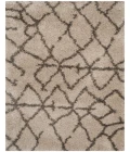 Safavieh Belize Shag SGB482 Taupe / Grey 4' X 6' Rectangle Area Rug
